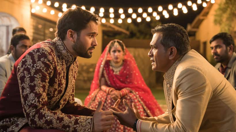 amethi wedding dispute groom charpai demand vidai stopped police station