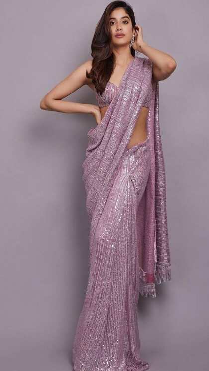 Wear a Sequin Saree to Your Bestie's Wedding for a Classy Queen Look