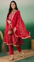 Bandhej Salwar Suits for Vat Savitri Vrat