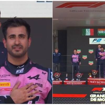Indian national anthem echoes at Monaco as Kush Maini claims historic F2 victory (WATCH)
