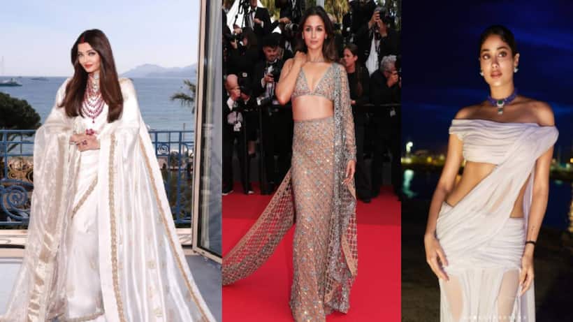 Cannes 2025 actress saree look