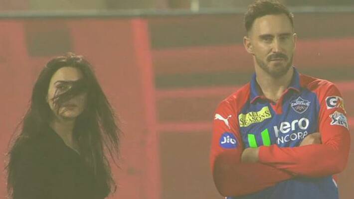 Faf Du Plessis and Preity Zinta viral photo
