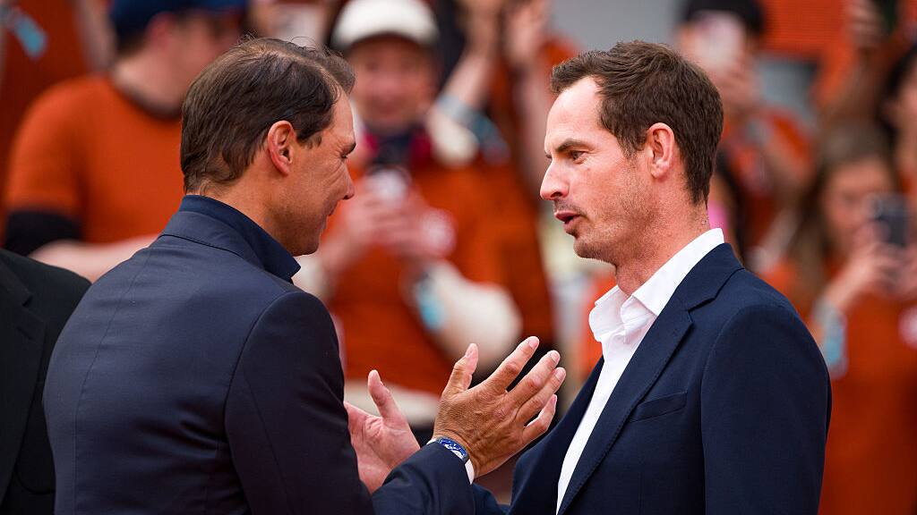 Rafael Nadal and Andy Murray