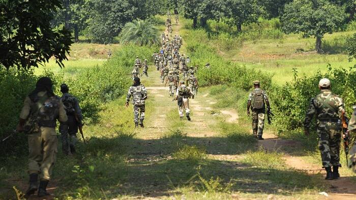 Security forces look for Maoists
