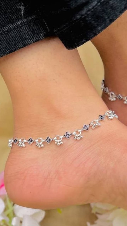 Ghungroo Design Anklets