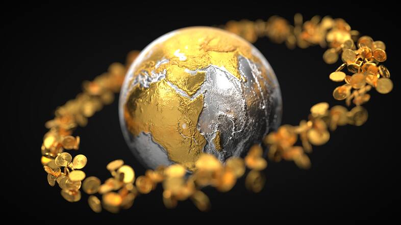 Gold from Earth's core Getty