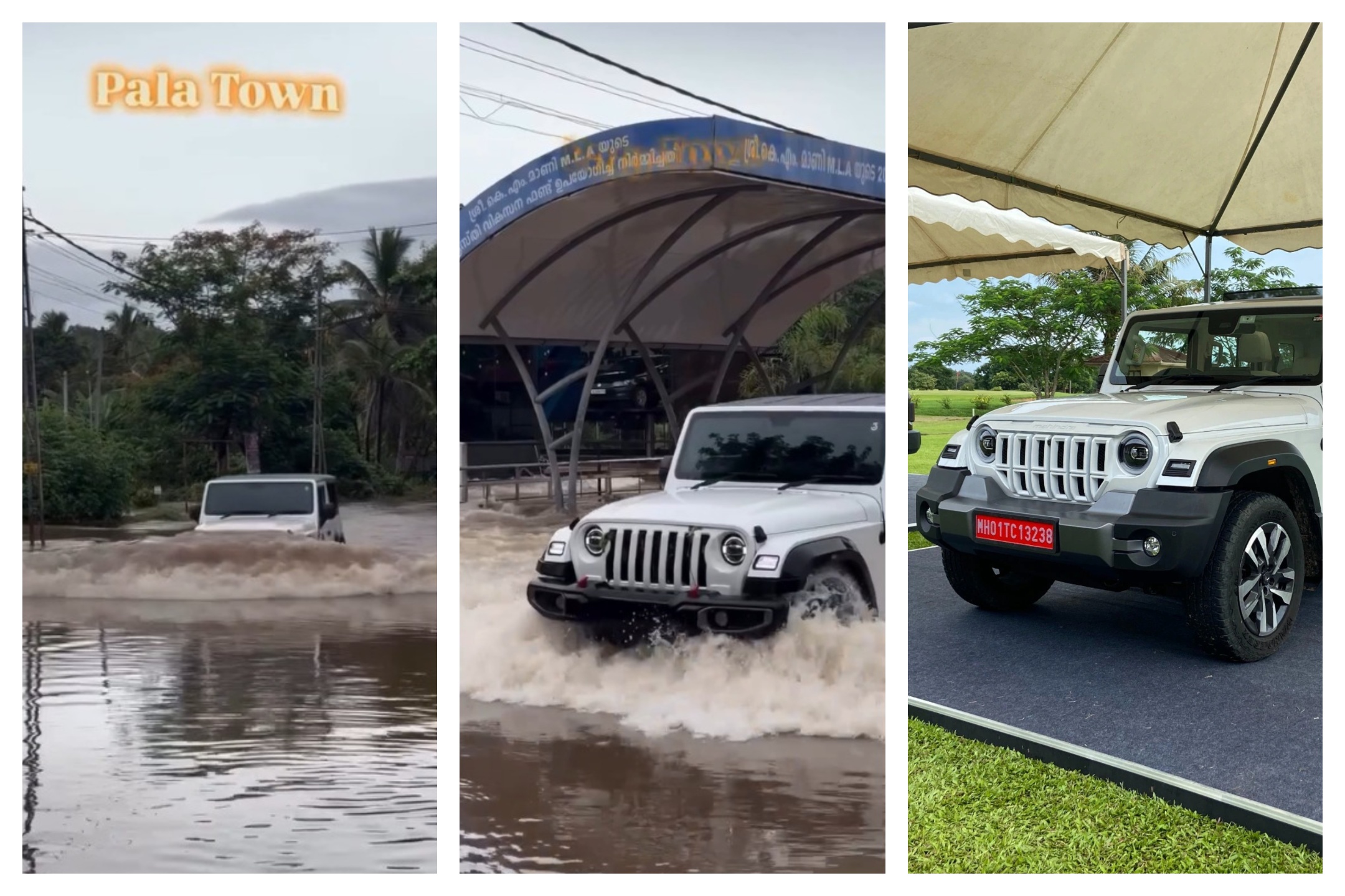 கரடு முரடான பாதை மட்டுமல்ல, வெள்ளத்திலும் கெத்து காட்டும் Thar Roxx