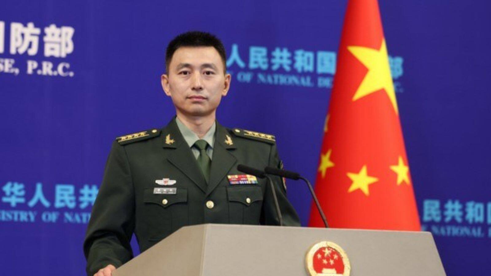 Chinese Defense Ministry spokesperson  Zhang Xiaogang 