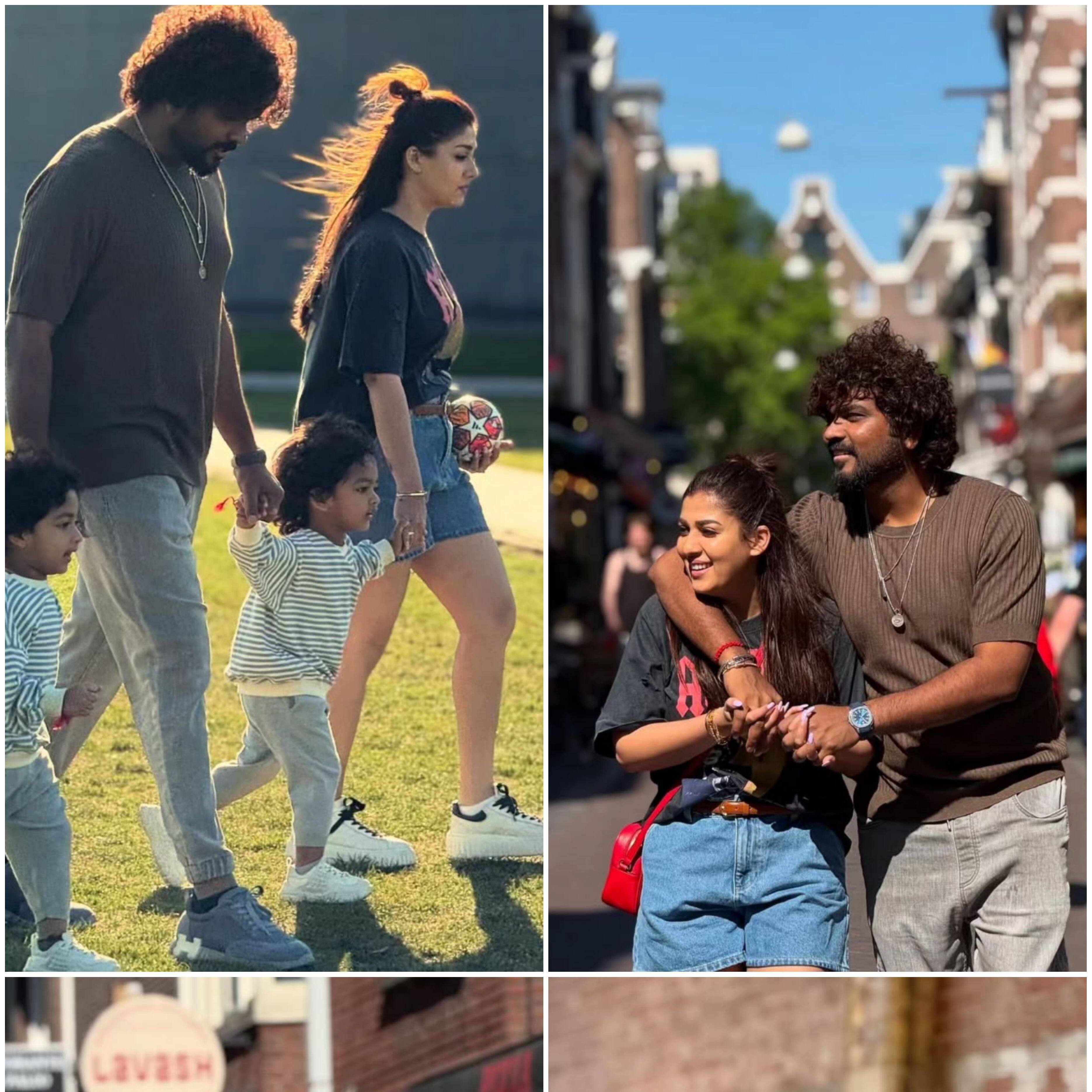 Nayanthara, Vignesh Shivan enjoy family time in Amsterdam [PHOTOS]