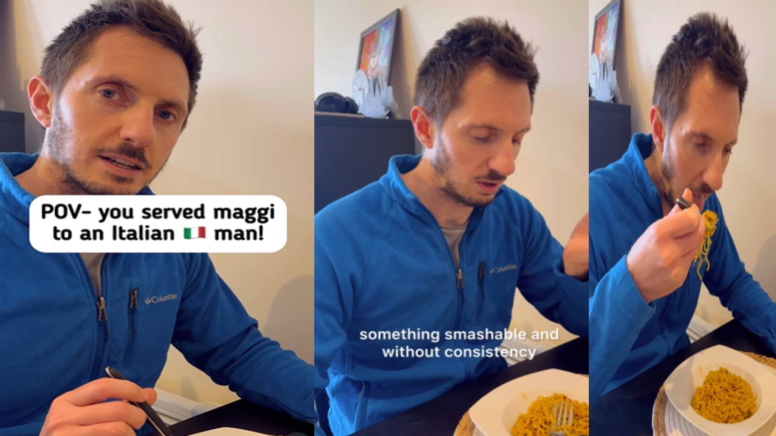 Italian tries Maggi