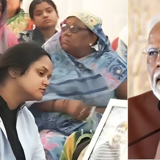 PM Modi meets Pahalgam terror attack victim's kin; WATCH Shubham Dwivedi's wife speak out