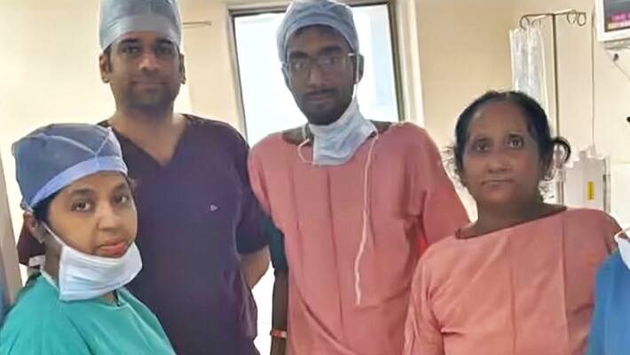 mother save son life by donating idney liver