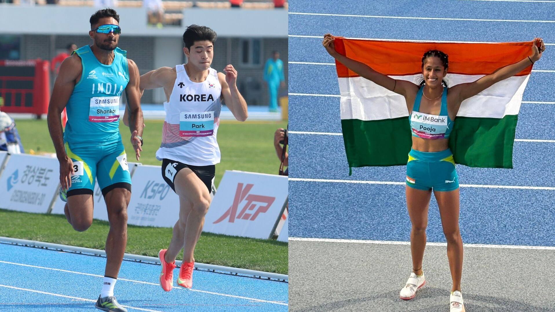 ಏಷ್ಯನ್ ಅಥ್ಲೆಟಿಕ್ಸ್ ಚಾಂಪಿಯನ್‌ಶಿಪ್‌: 8 ಚಿನ್ನದೊಂದಿಗೆ 24 ಪದಕ ಗೆದ್ದ ಭಾರತ