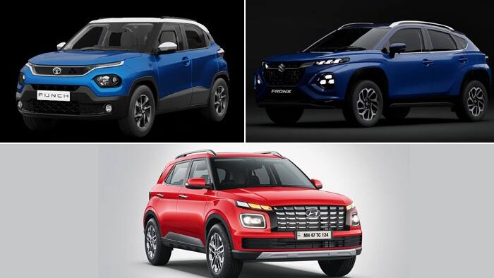 Tata Punch, Maruti Fronx, Hyundai Venue