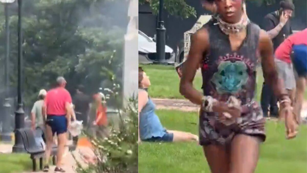 Man Throws Firebomb In US