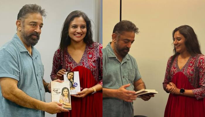 Ranjani Raghavan clarifies photo with Kamal Haasan after backlash over Kannada book gift