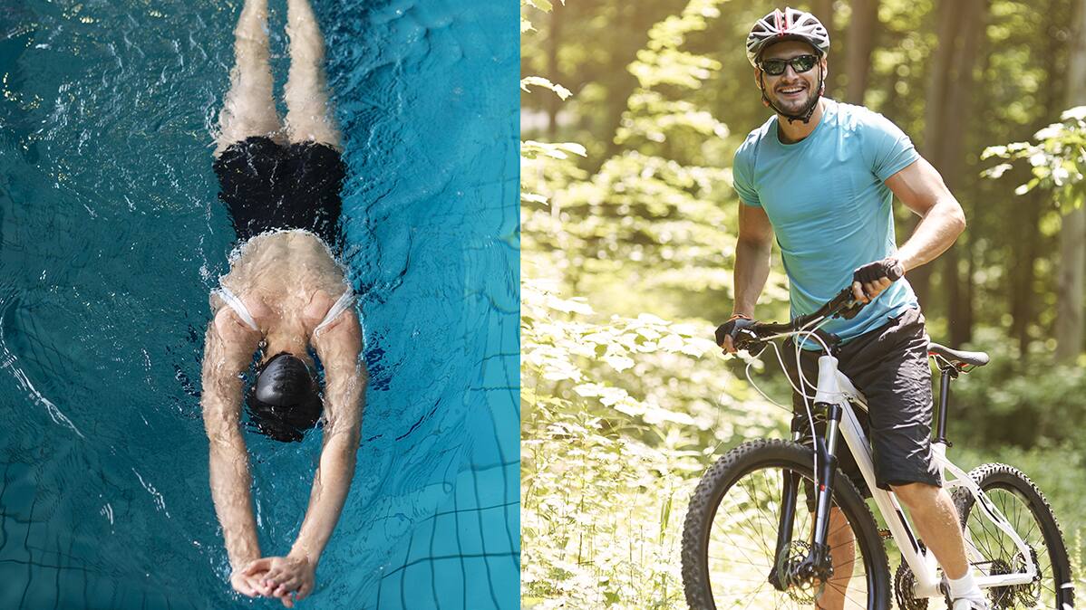 cycling or swimming which is more beneficial