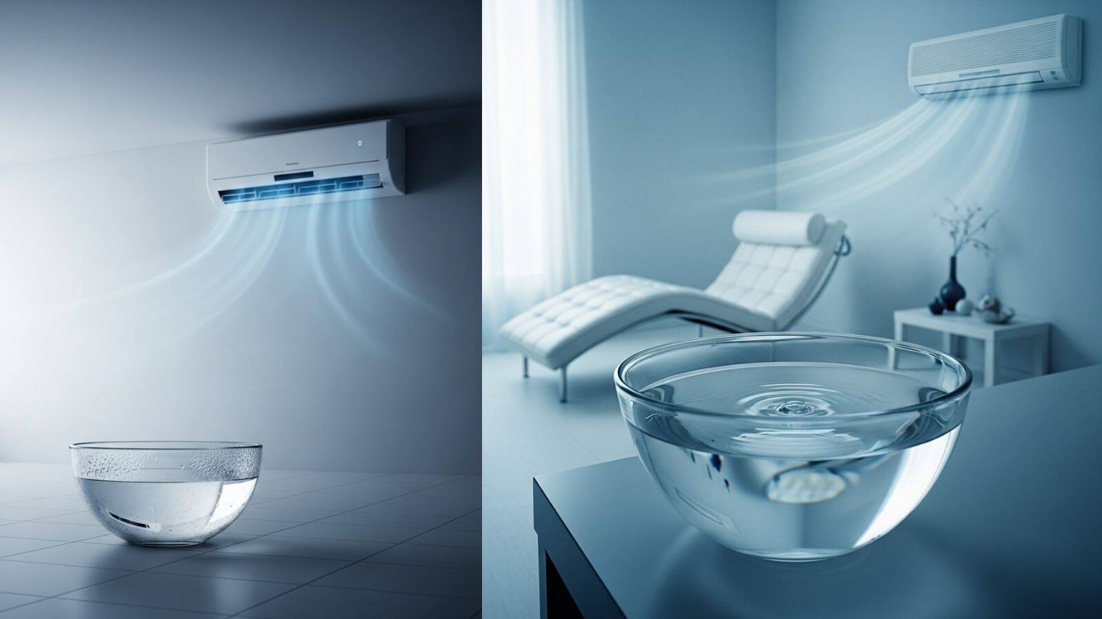 Why keep water bowl in air conditioned room
