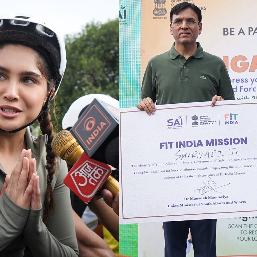 Sharvari Wagh named Young Fit India icon, inspires Nation to get moving