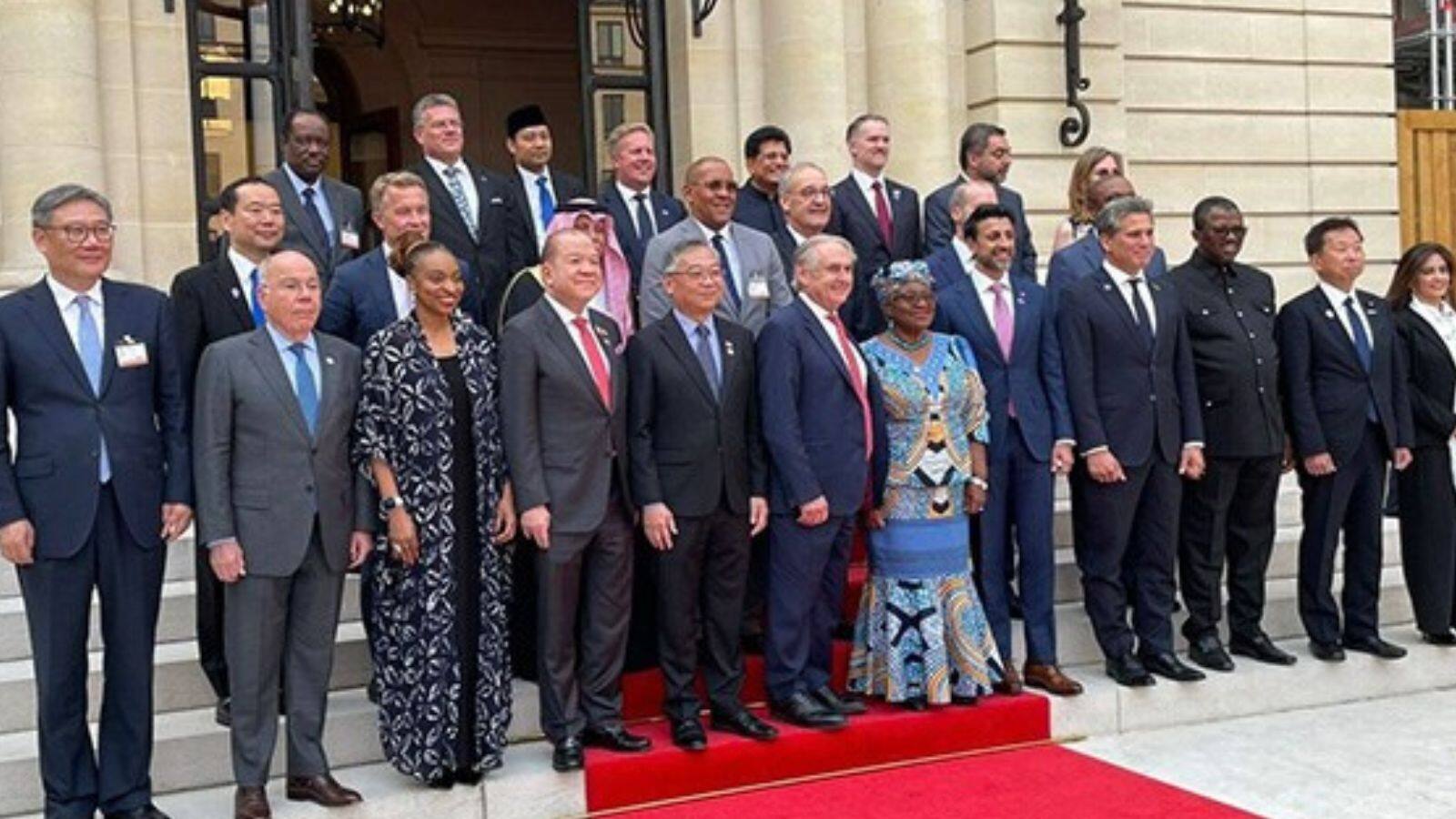 WTO Trade Ministers gathering on the margins of OECD Ministerial Council Meeting in Paris