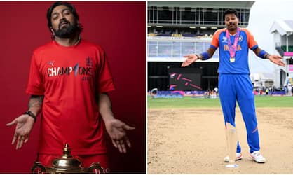 Krunal Pandya imitates Hardik Pandya viral pose with IPL Trophy