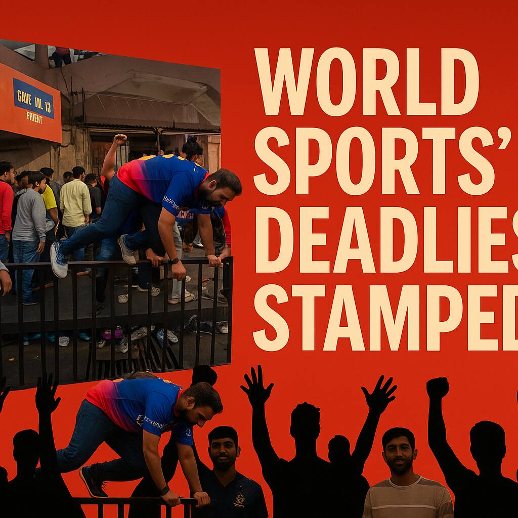 RCB victory celebration tragedy: 5 deadly stampedes that shocked the sports world