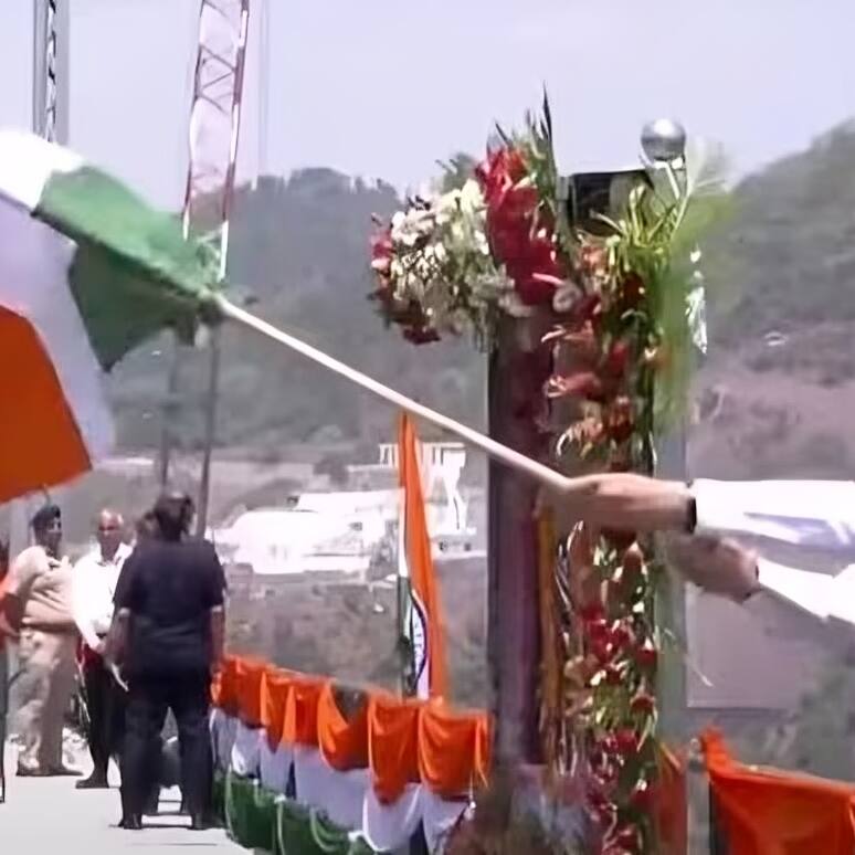 PM Modi inaugurates world's highest Chenab rail bridge, flags Kashmir's full rail connectivity milestone (WATCH)
