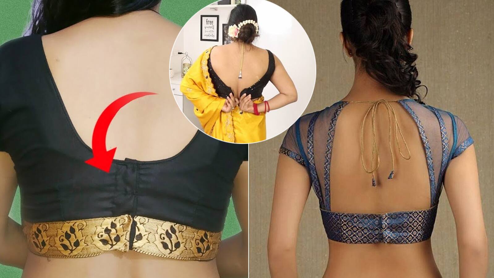 Padded Blouse Troubled by back hooks Know 5 easy solutions