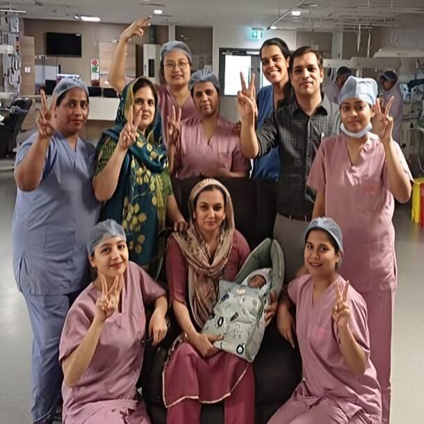 6 doctors, 20 nurses save world's first baby under 28 weeks with rare immune hydrops at Faridabad hospital