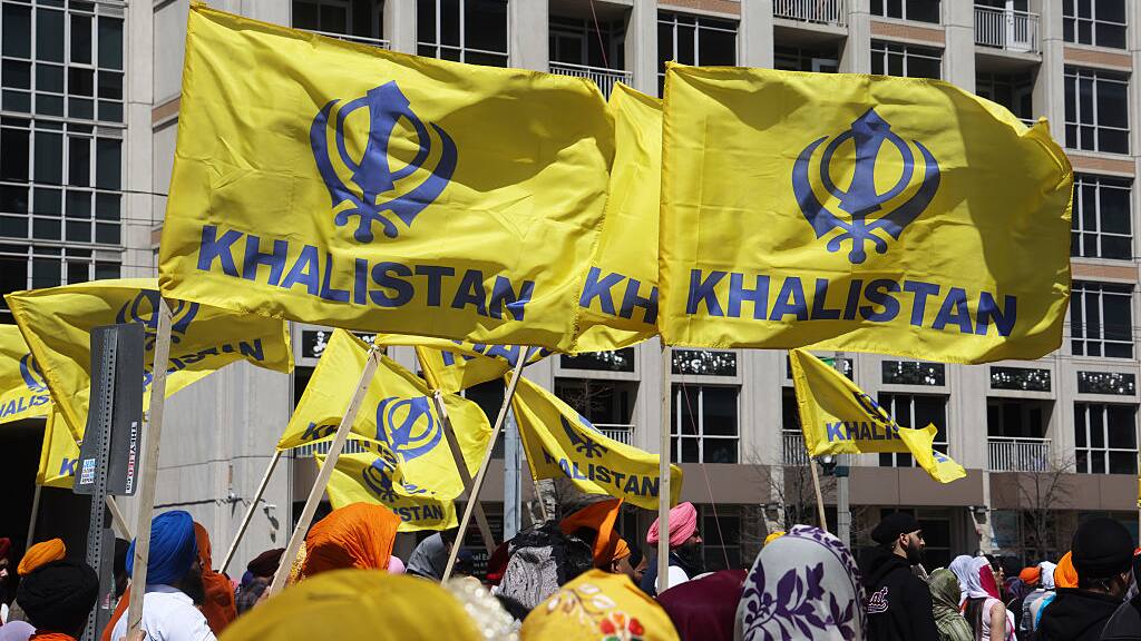 Khalistan flags Getty