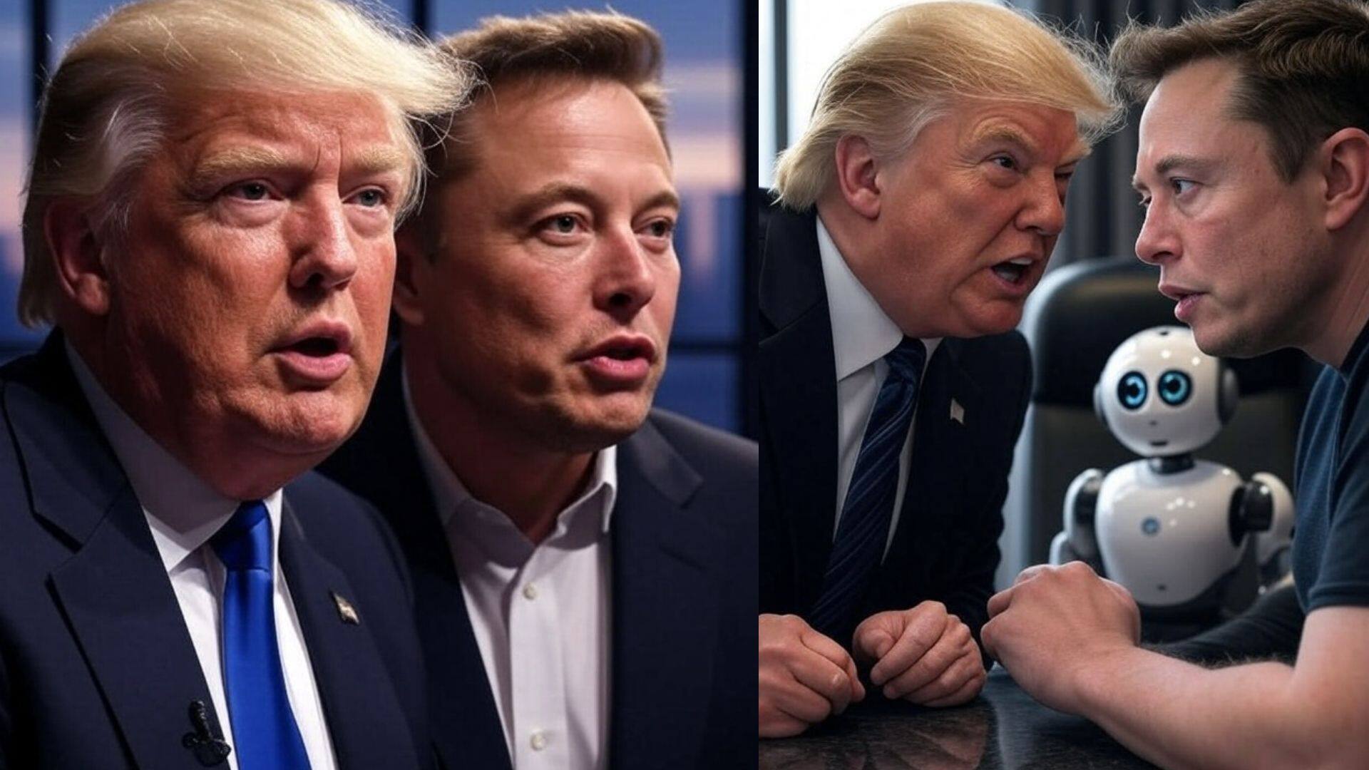 Trump vs elon musk