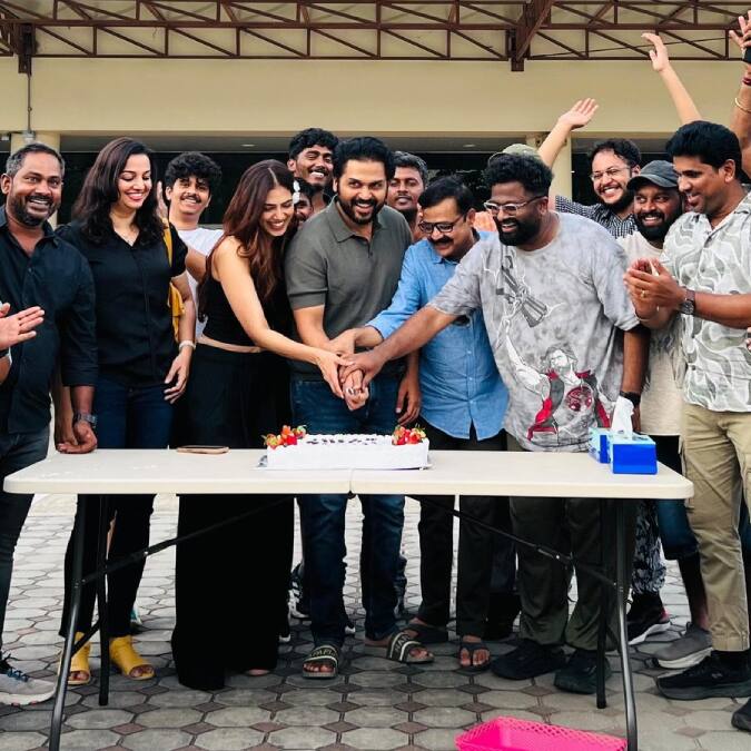 కార్తి 'సర్దార్ 2' షూటింగ్ పూర్తి.. ఎయిర్ పోర్ట్ లో సంబరాలు, వైరల్