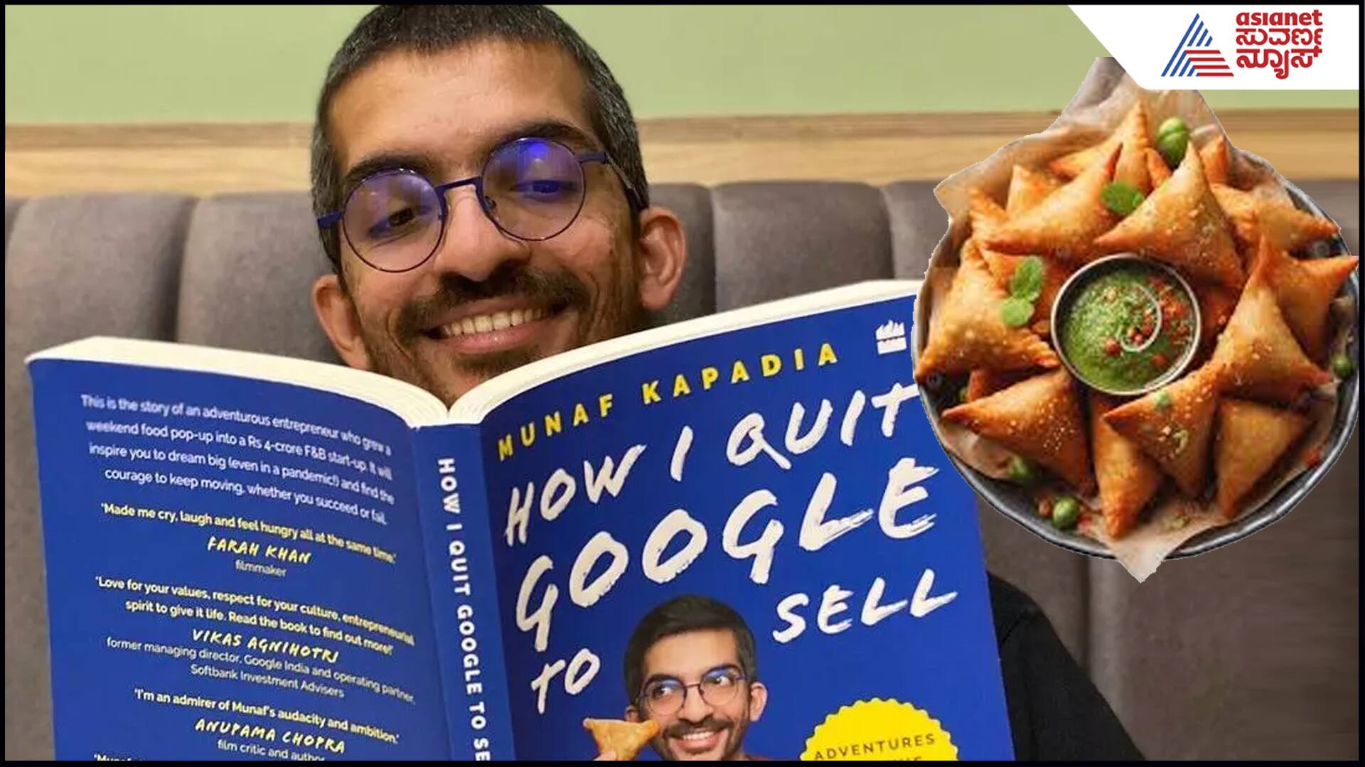 Quits Google to sell samosas 