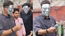 Akshay Kumar wears Killer Mask, interviews fans outside theater after housefull 5 screening [WATCH]