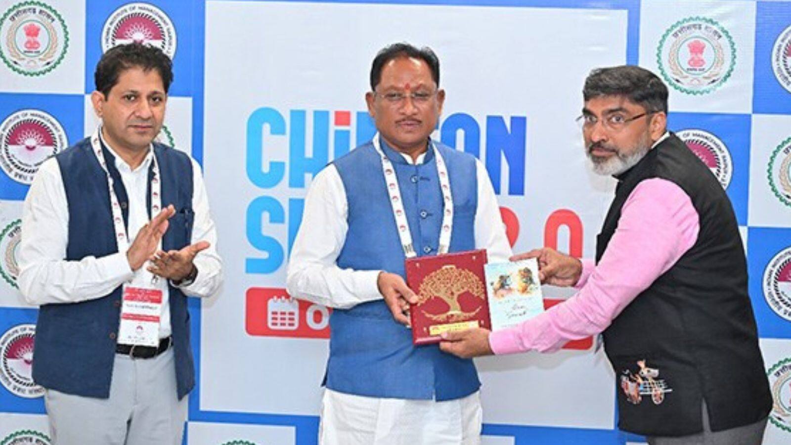 Chhattisgarh CM Vishnu Deo Sai attends Chintan Shivir 2.0 organised by IIM Raipur 
