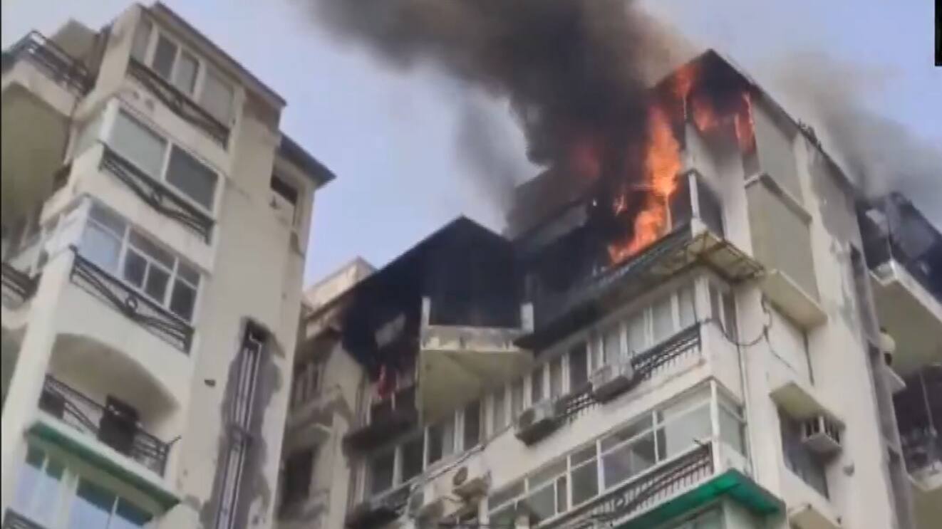 Fire in Delhi's Dwarka