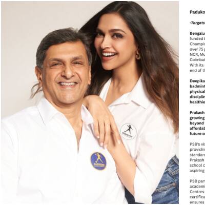 Deepika Padukone OPENS badminton school on dad Prakash Padukone's birthday; Read on