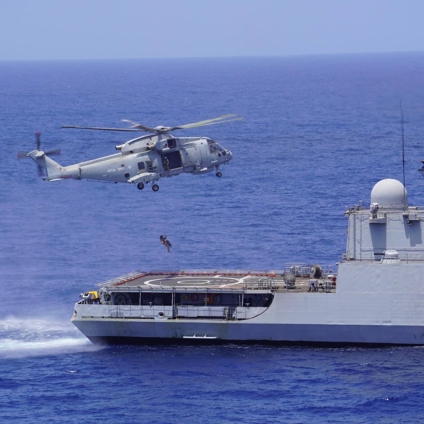 Indian Navy, UK Carrier Strike Group conduct joint passage exercise in North Arabian Sea