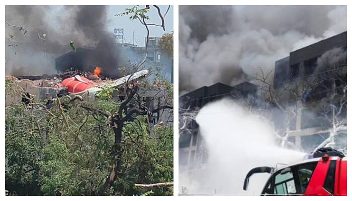 Viral video See exactly how Air India AI 171 plane crashed in Ahmedabad bsm