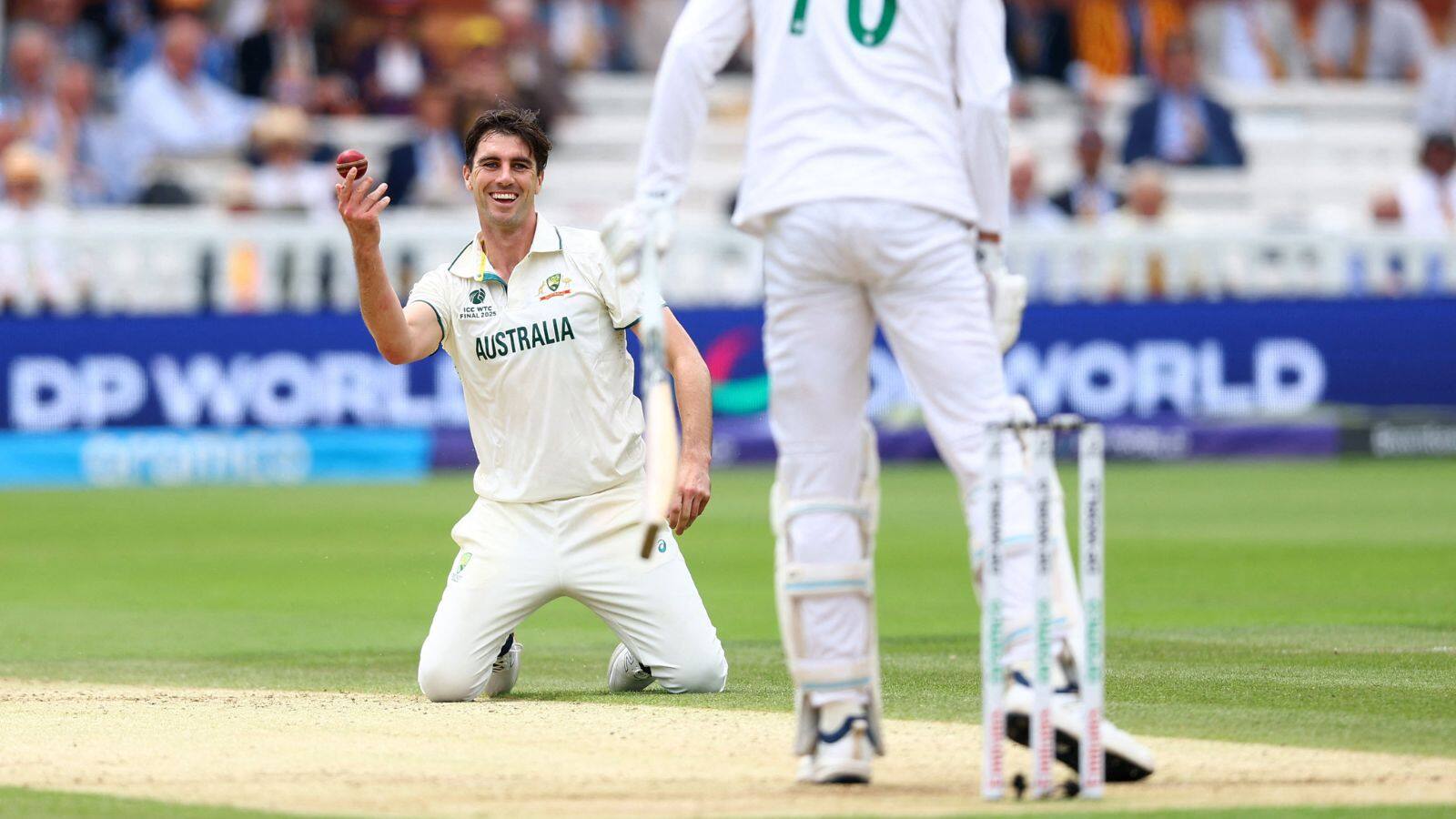 pat cummins celebration after wicket