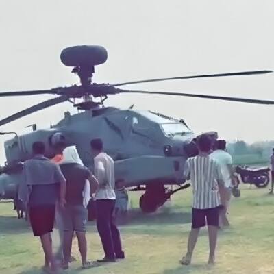 WATCH: IAF Apache makes emergency landing in Punjab, second such incident in a week