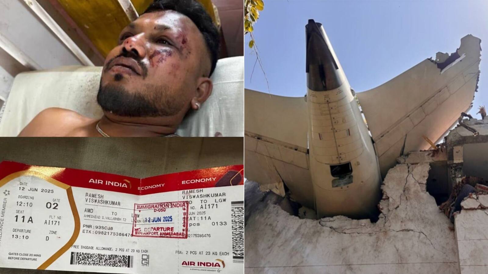Air India plane crash lone survivor