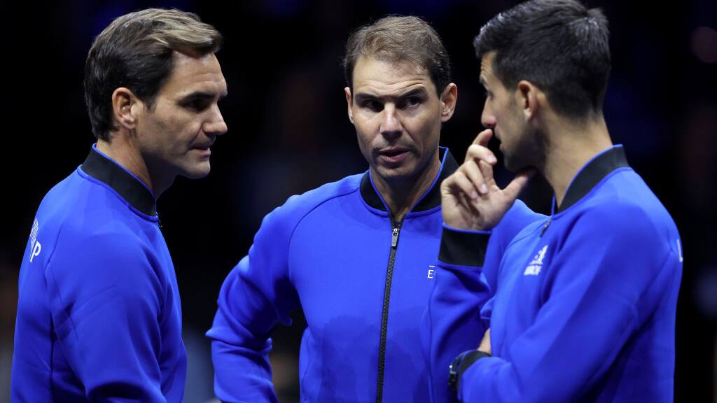 Roger Federer, Rafael Nadal, and Novak Djokovic