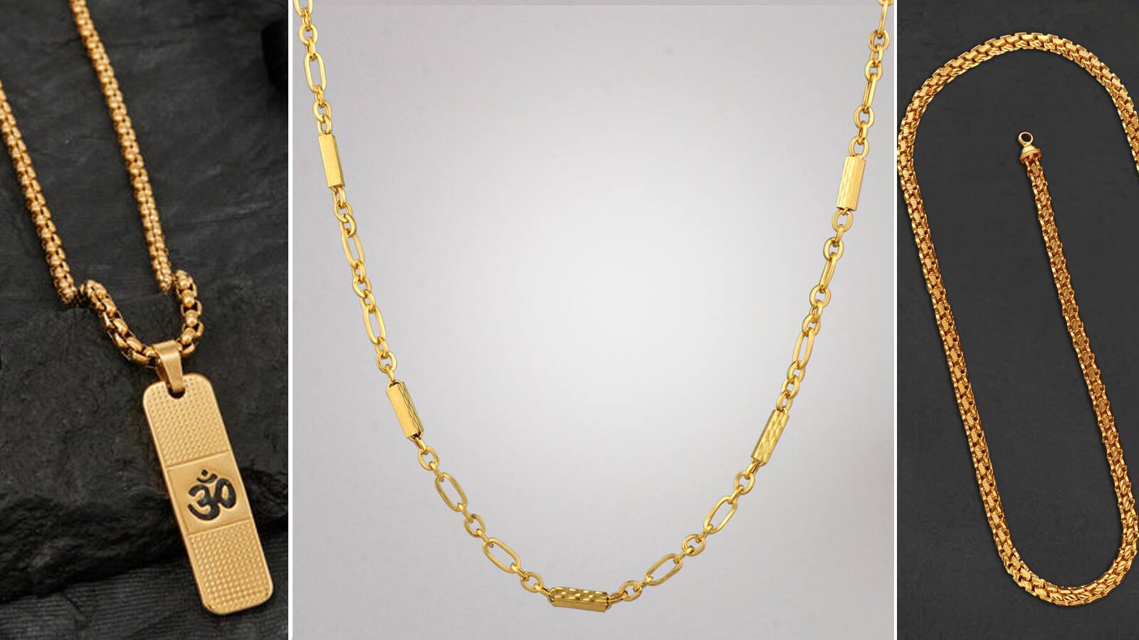Men Gold Chain Designs under 25000 for Fathers day Gift