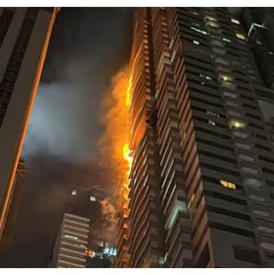 dubai fire - దుబాయ్‌ లోని 67 అంతస్తుల భవనంలో భారీ అగ్నిప్రమాదం.. స్పాట్ లో 3,820 మంది