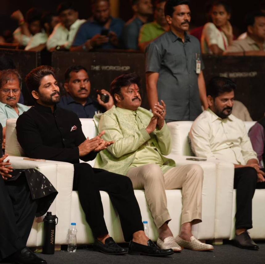 గద్దర్‌ ఫిల్మ్ అవార్డు వేడుకలో పక్క పక్కనే సీఎం రేవంత్‌ రెడ్డి, అల్లు అర్జున్‌, బాలయ్య.. స్టార్స్ సందడి (ఫోటోలు)