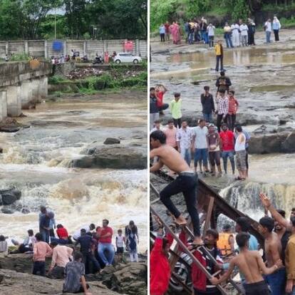 Bridge collapses in Pune, at least 15 tourists feared drowned in swollen Indrayani river (WATCH)