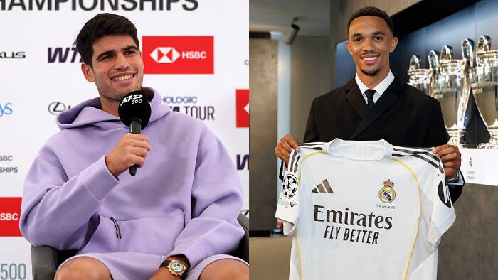 Carlos Alcaraz and Trent Alexander Arnold