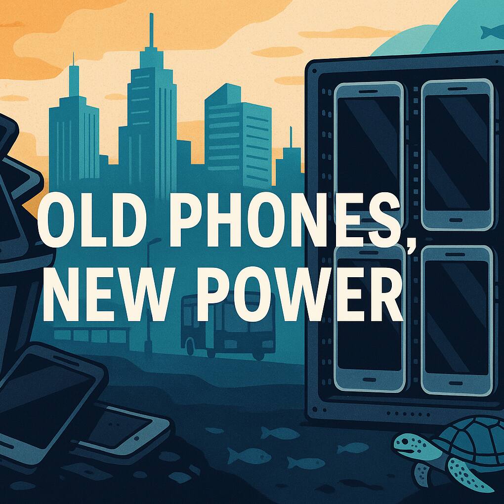 E-waste no more! How yesterday's phones can power tomorrow's cities and seas