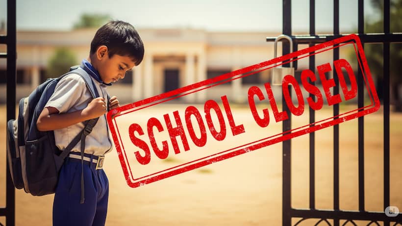 up school closed 2025 heatwave students leave teachers demand closure